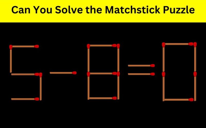 «لعباقرة الرياضيات فقط».. هل يمكنك إعادة ترتيب أعواد الثقاب لجعل المعادلة صحيحة؟